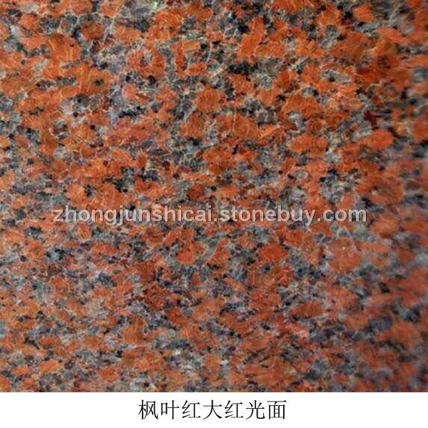 G562枫叶红岑溪红亚光面喷砂面仿古面磨光面