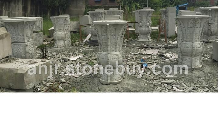 青砂巖石雕