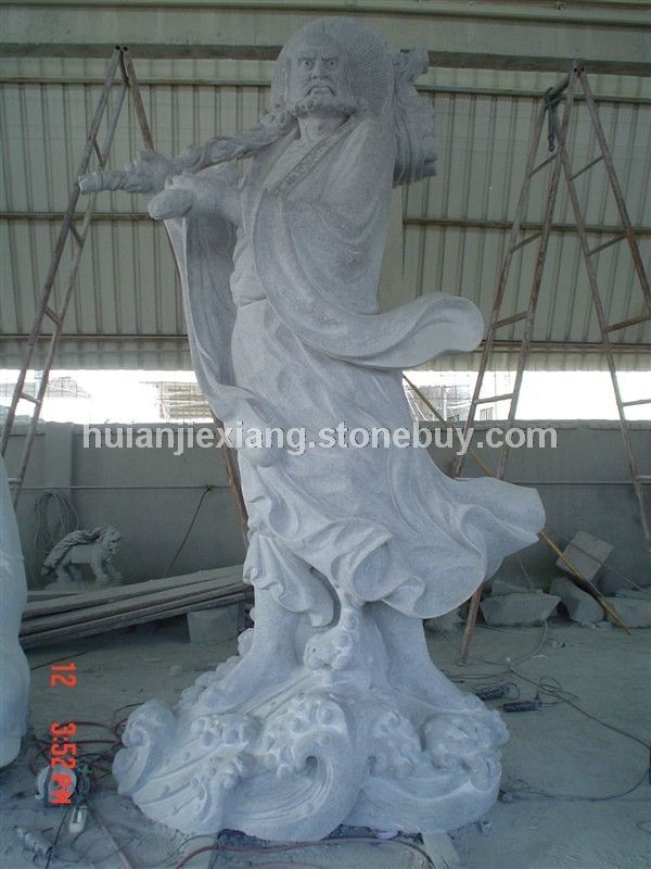 庙宇雕刻工程 神佛雕塑 汉白玉石雕观音