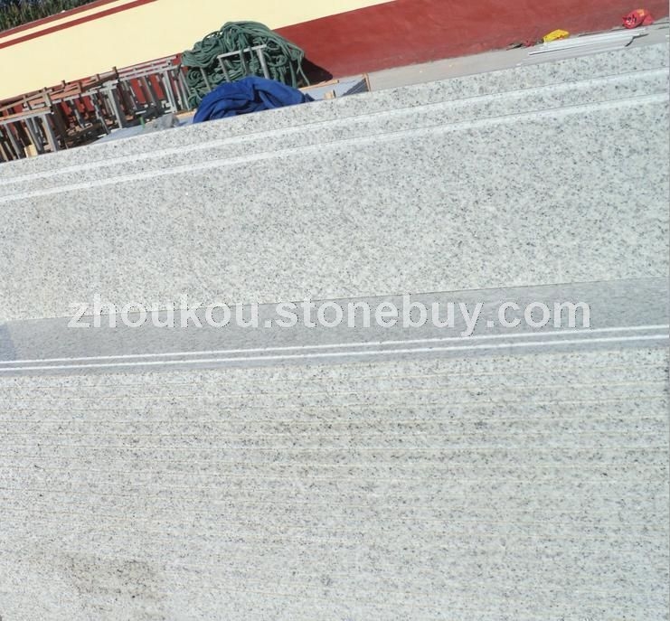 芝麻白楼梯踏步 外墙干挂 白色铺地