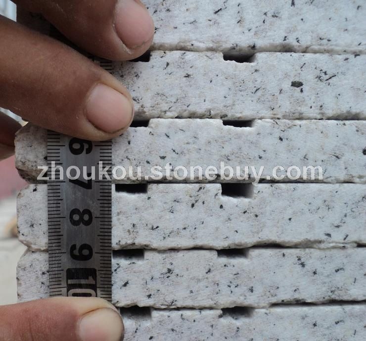 芝麻白楼梯踏步 外墙干挂 白色铺地石