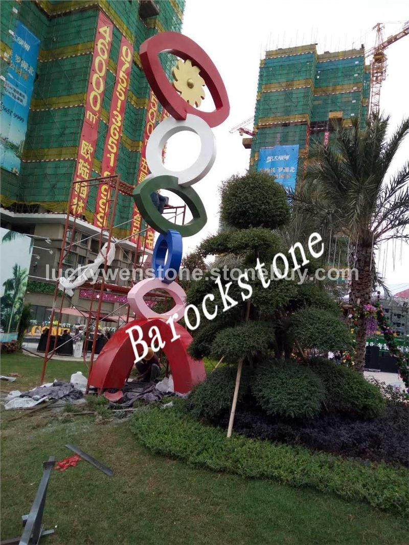 百乐雕塑多环体