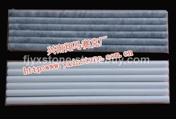 希腊水晶白、艾叶青线条