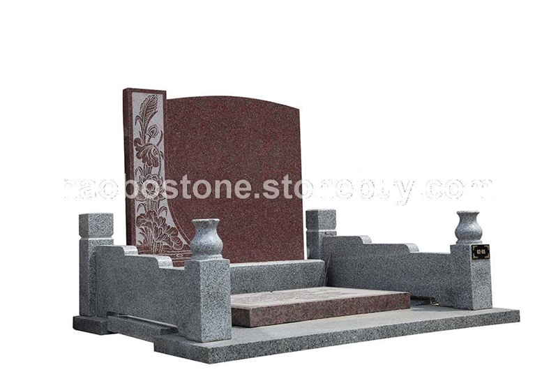 中式墓石　国内墓碑　中国墓碑　石雕