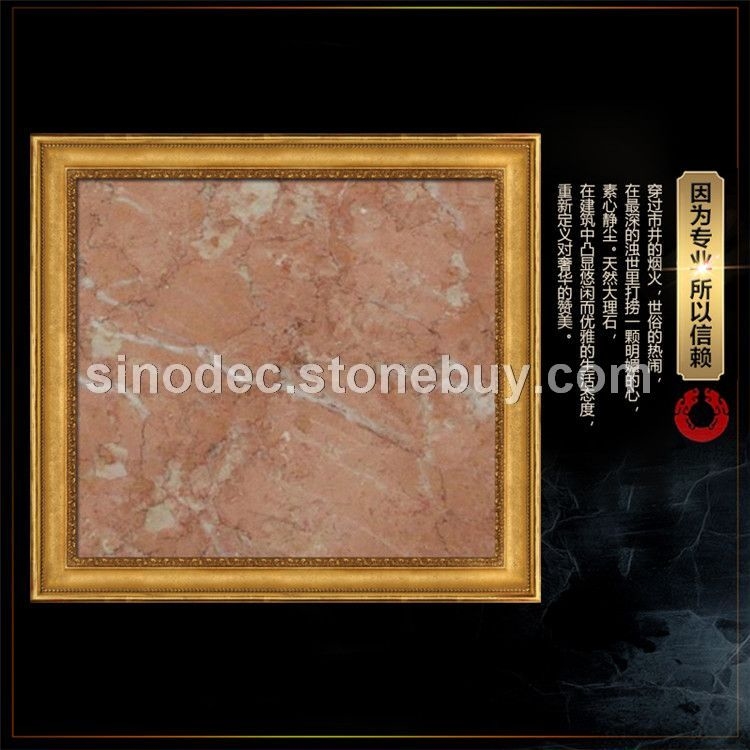 戴安娜粉红色大理石地板 新矿橙皮红大理石门头石楼梯板窗台