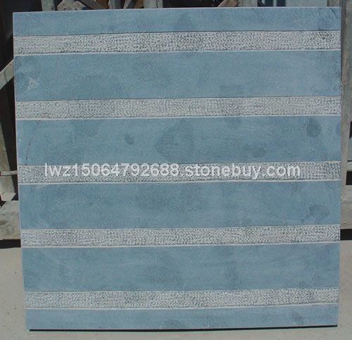 山东青石 盲道地铺石 青石板盲人道