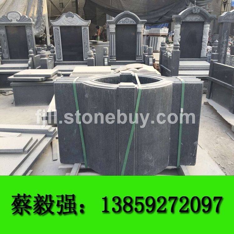 G654 芝麻黑 墓碑主碑