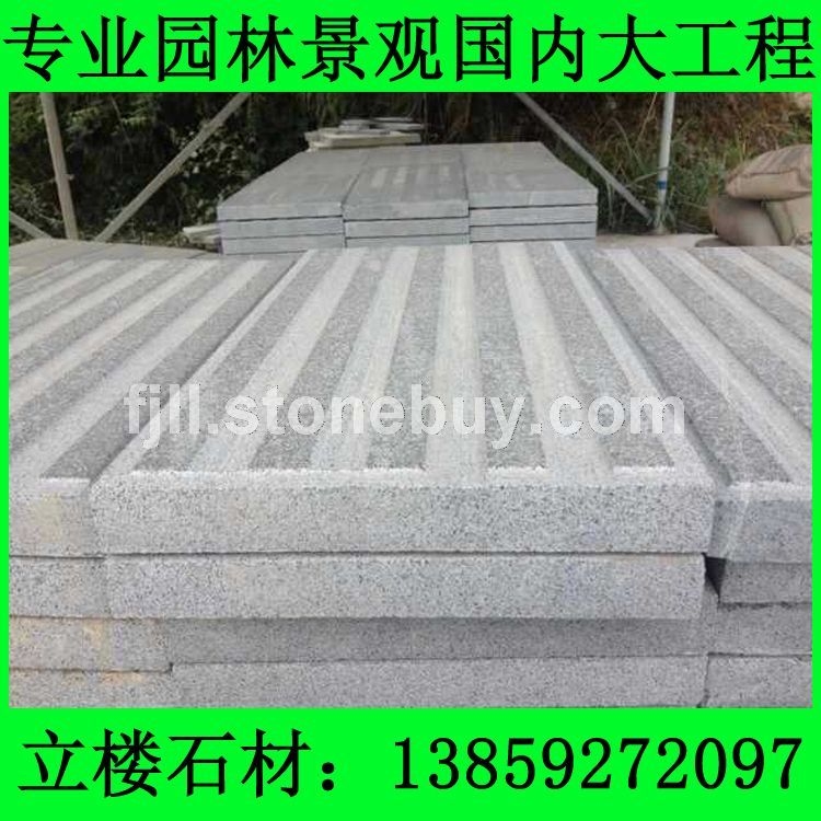 G654 芝麻黑 条状盲道石