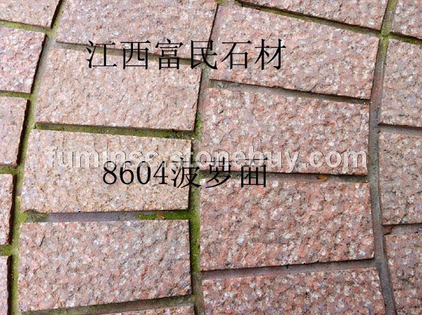 映山红富贵红花岗石代代红荔枝板火烧板光板菠萝面石材批发
