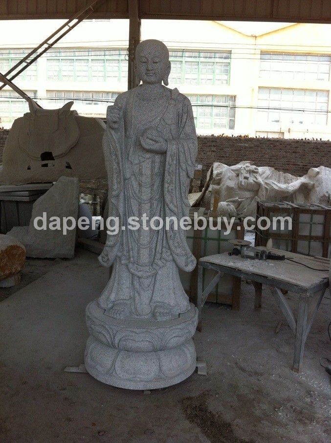 供應(yīng)寺院石佛像 大型石雕佛像 釋迦摩尼佛像 惠安廠家雕刻