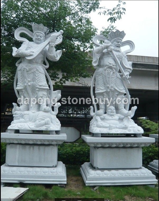 寺廟佛像石雕 石雕四大天王 四大金剛 寺廟石雕神像
