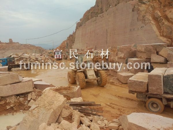 映山红富贵红石材矿山—代代红批发