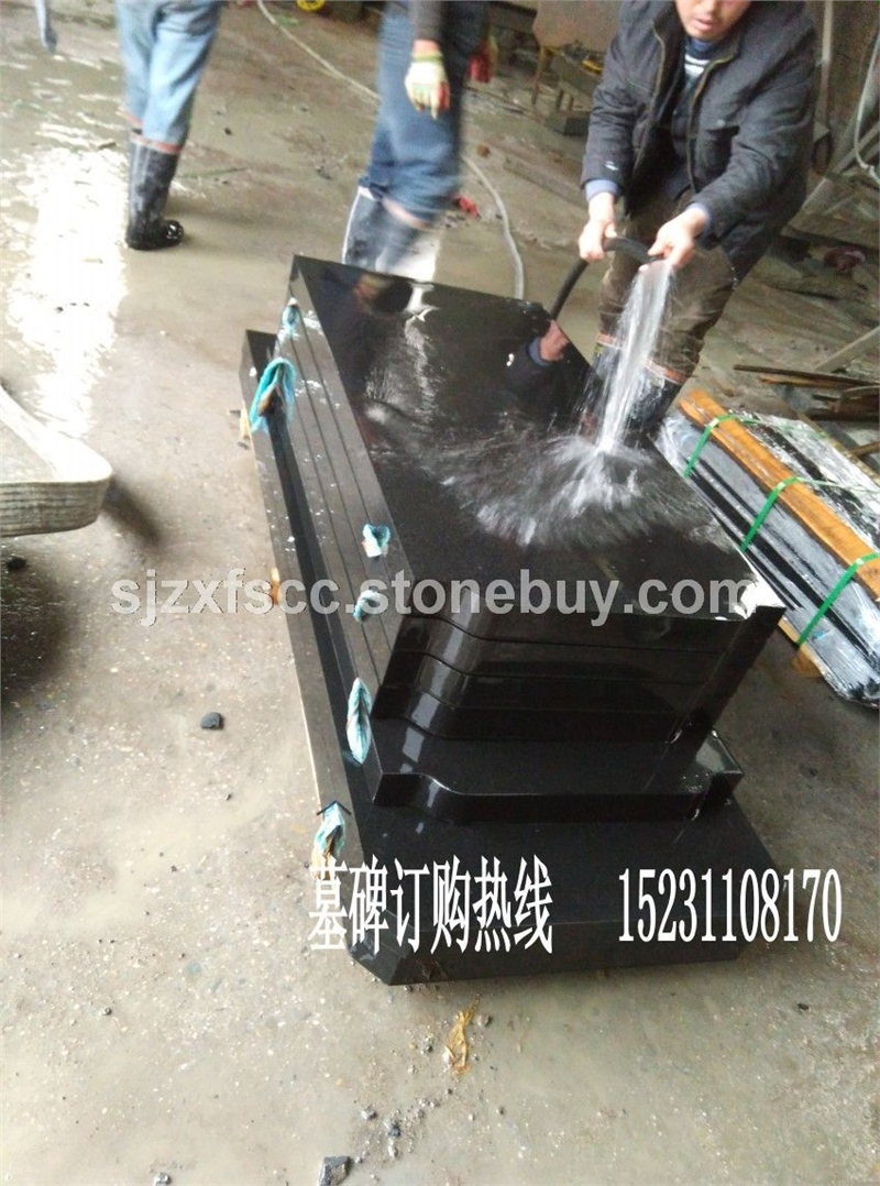 河北黑花崗巖純天然墓碑 河北黑墓碑廠家 河北黑墓碑價格