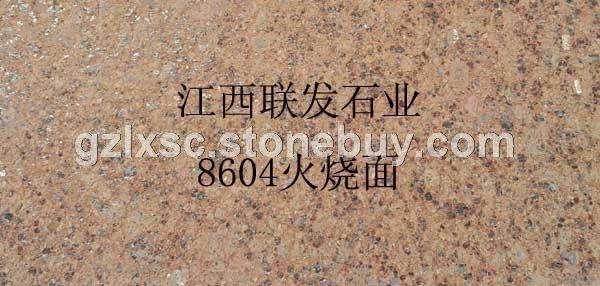 水头石头批发8604火烧板映山红富贵红花岗石