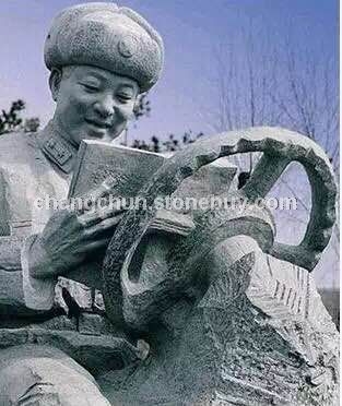 石材雕刻人物像 (1)