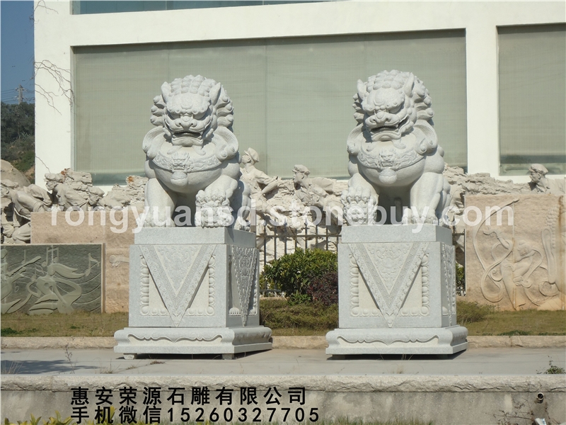 仿古石狮蹲狮 北京狮 门口石狮子 南狮1003