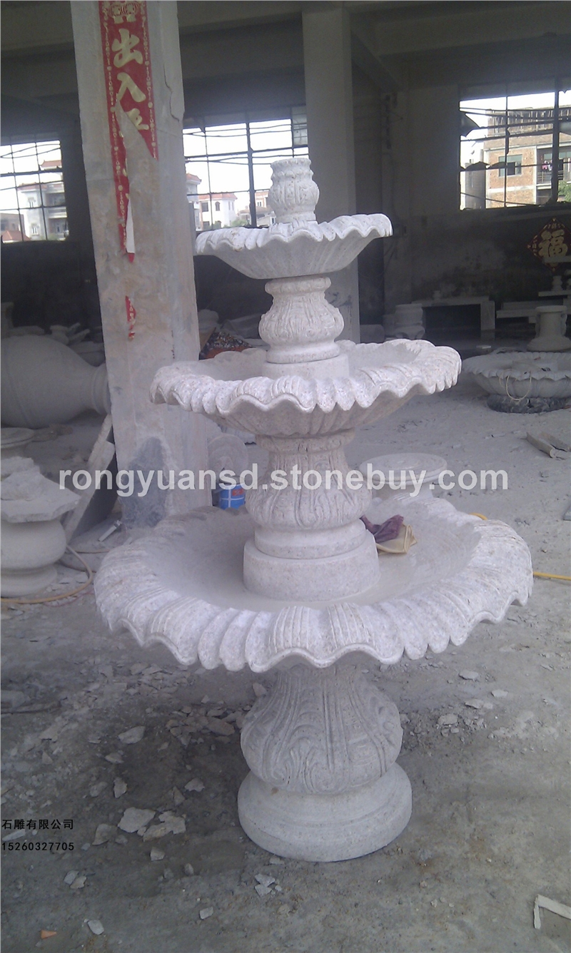供應(yīng)噴水池 藝術(shù)流水石缽 黃銹石噴水池 噴泉