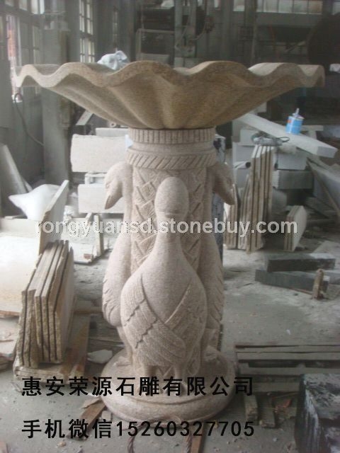 歐式噴泉/天使噴水池/芝麻白噴水池