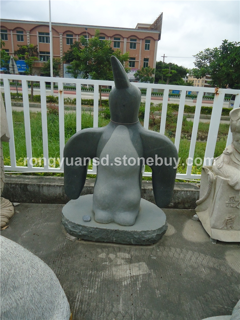 鱼雕塑 水动物石雕  喷水鱼景观雕塑