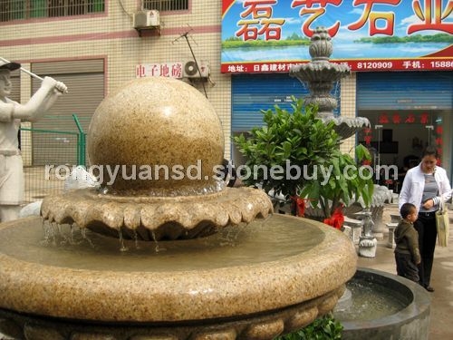 供應(yīng)噴水池 人物流水石缽  歐式噴泉057