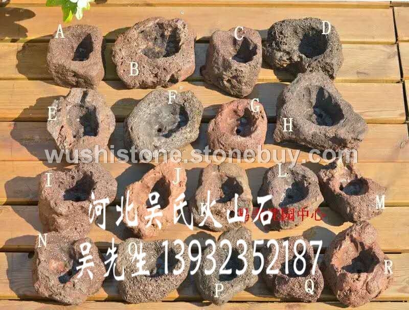 火山石花盆
