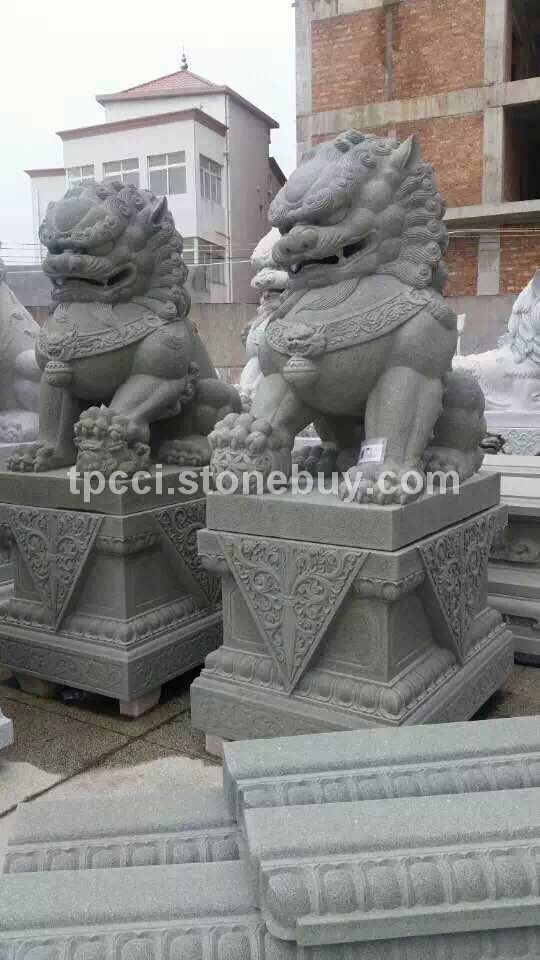 绿岩青（青石）石狮