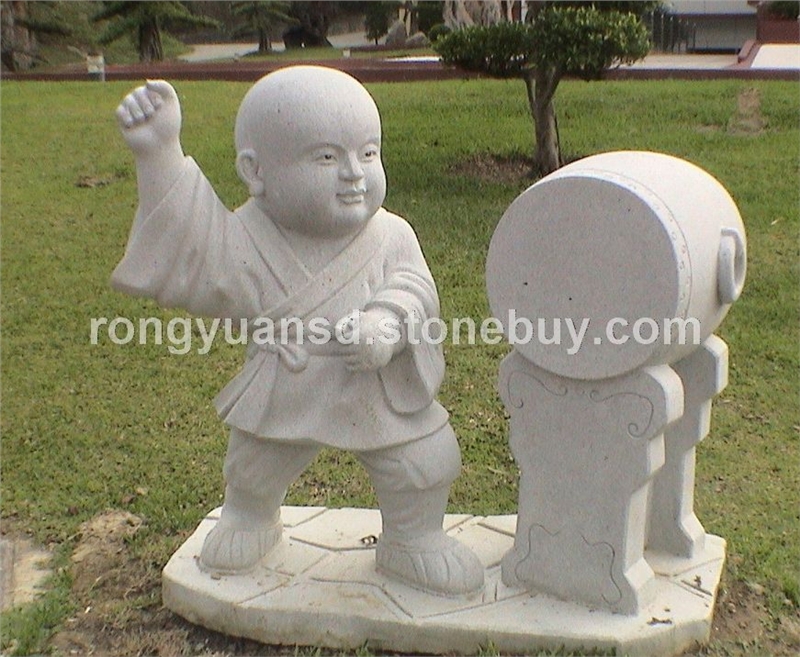 人物雕塑  佛像雕塑 小沙弥 小和尚雕塑