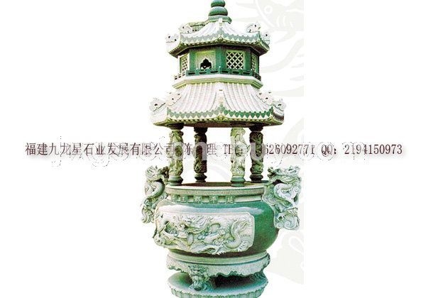 惠安石雕圓香爐 大理石香爐 青石香爐