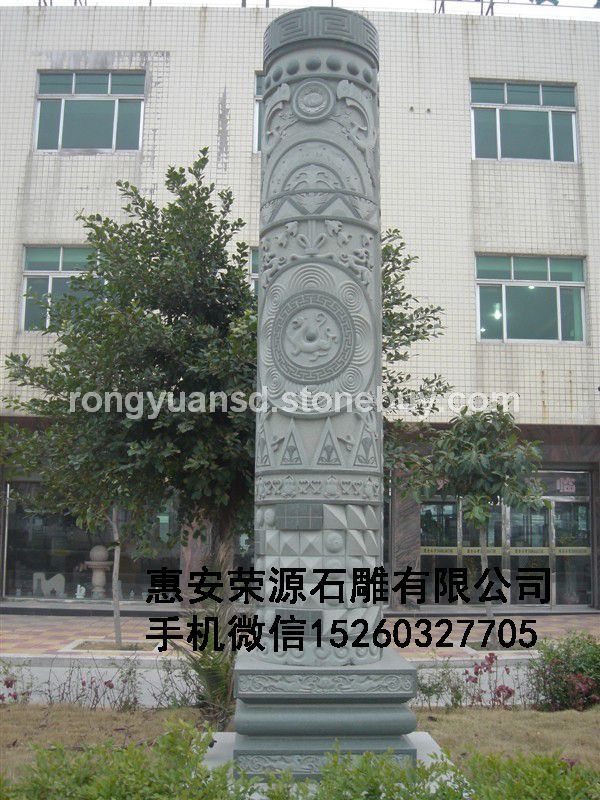石柱雕刻 文化柱 罗马柱 龙柱 景观柱