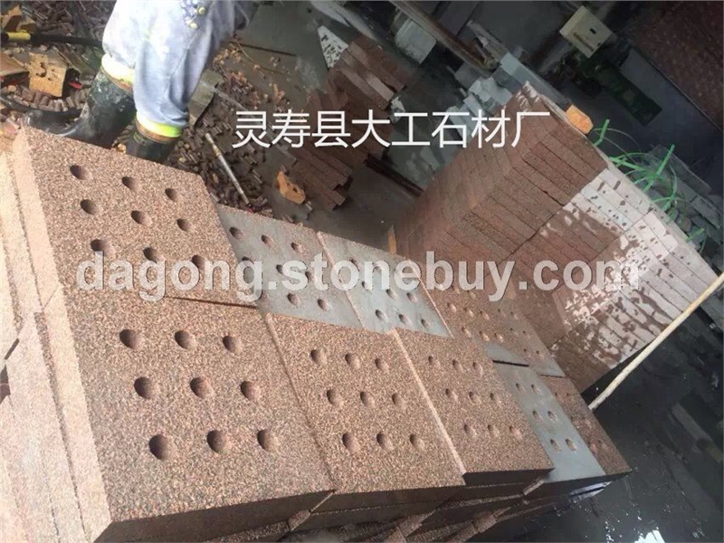 厂家直销3公分贵妃红荔枝面 5公分贵妃红工程板