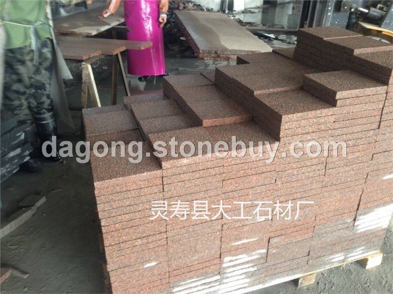 厂家直销新矿贵妃红石材 贵妃红毛光板 贵妃红花岗岩工程板　贵妃红毛料