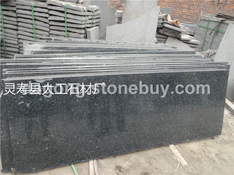 森林绿火烧板、森林绿花岗岩荔枝面、森林绿石材　河北花岗岩