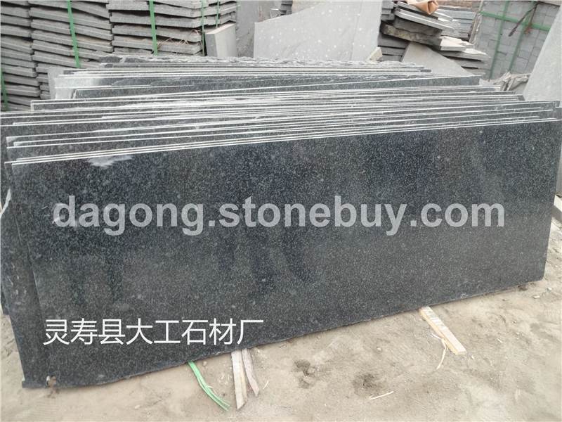 森林绿花岗岩生产厂家、森林绿荔枝面、专业供应森林绿深绿麻（雪花青）花岗岩