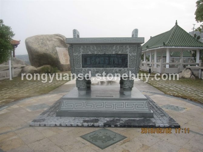 訂做寺廟用具 香爐雕刻 青石雕刻 宗祠廟宇石香爐 寺院寺廟石雕用具