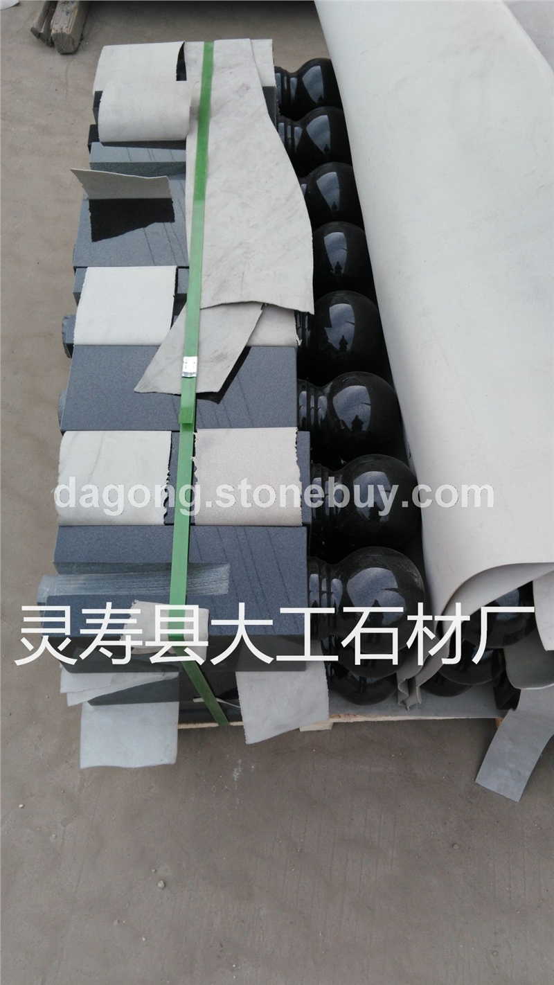 中国黑板材　河北黑石材　河北黑色花岗岩　中国黑自然面
