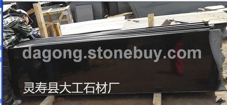 中国黑　中国黑河北黑磨光面　河北黑色花岗岩　河北石材