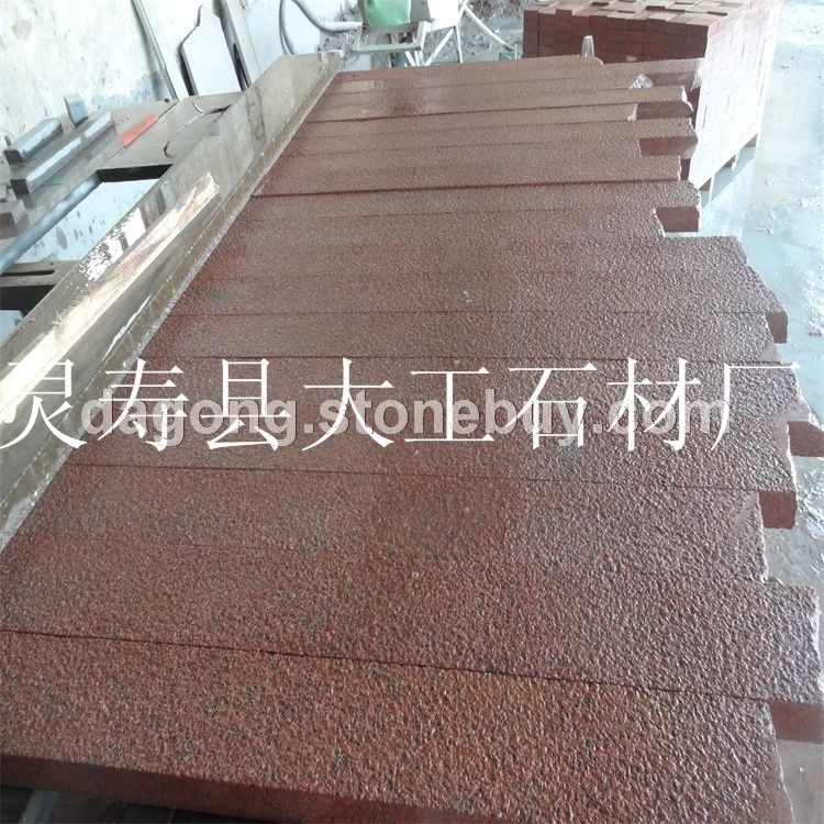 贵妃红荒料  河北花岗岩　新矿贵妃红石材 贵妃红毛光板 贵妃红花岗岩工程板
