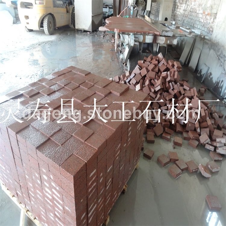 厂家直销贵妃红石材 贵妃红外墙干挂板 贵妃红花岗岩荔枝面