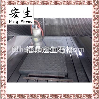 福鼎黑盲道石加工图G684珍珠黑