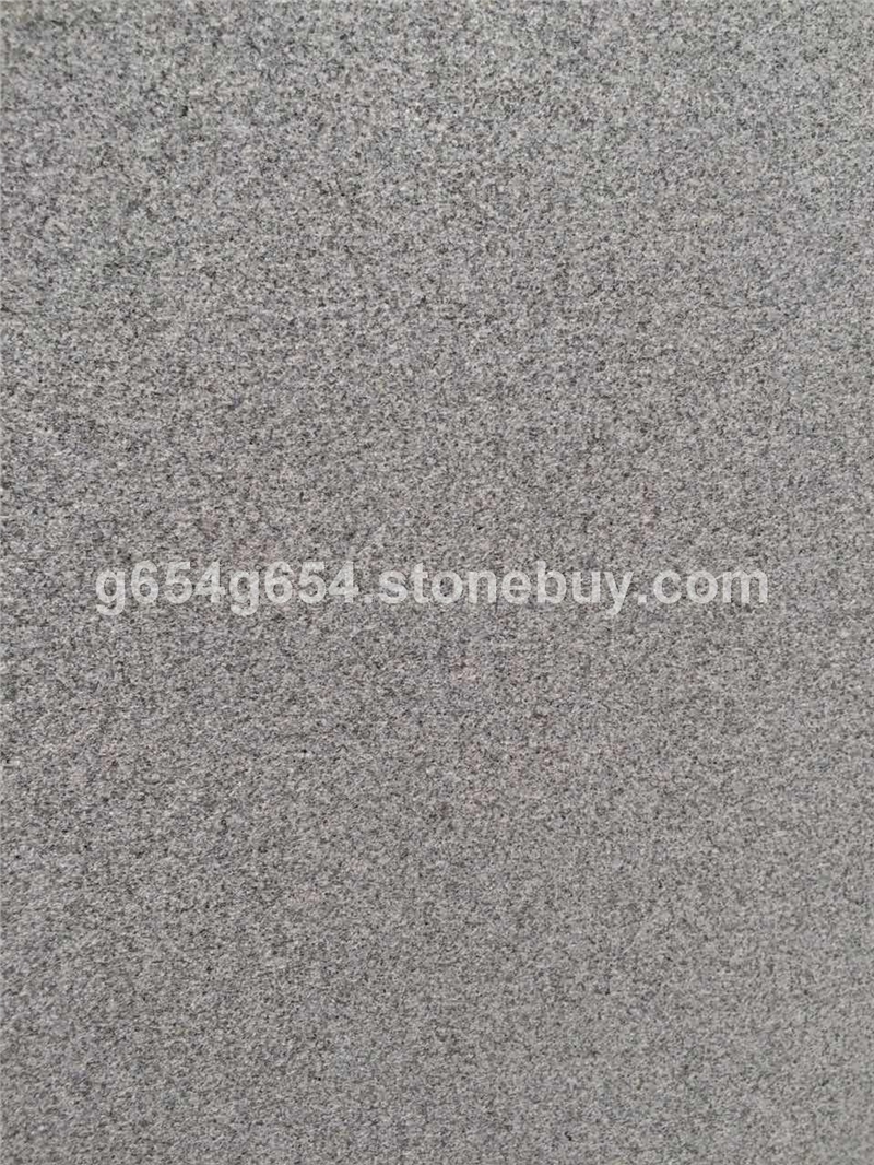 G654芝麻黑喷砂面