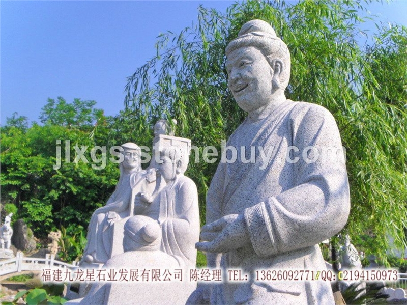 大型石雕人物二十四孝 陵园雕刻 天然石材石雕定制