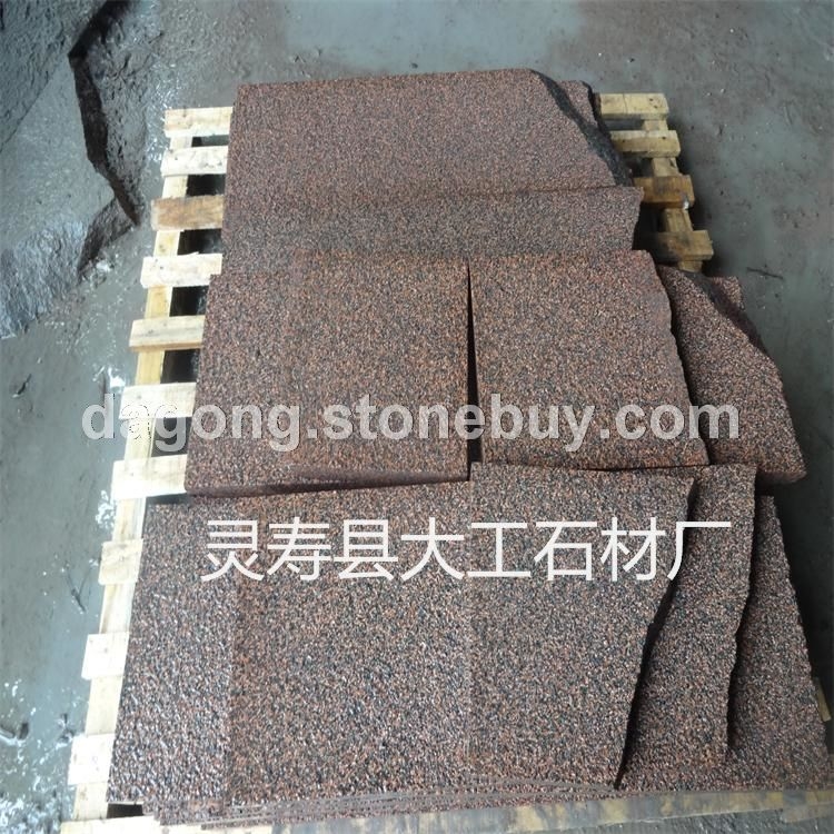 优质石材 兴县红石材 .贵妃红 .磨光板.荔枝面