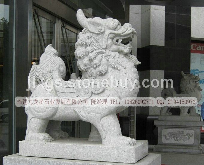 门口石雕貔貅 镇宅貔貅批发 大理石工艺品