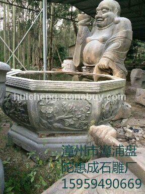 仿古石雕·花钵