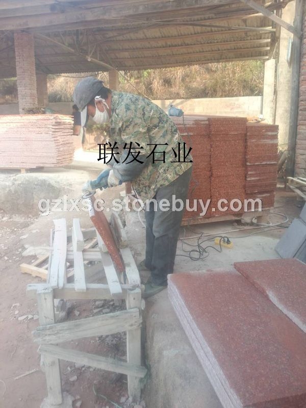 江西石材生产厂家-映山红富贵红石材贵妃红四季红石材生产厂家