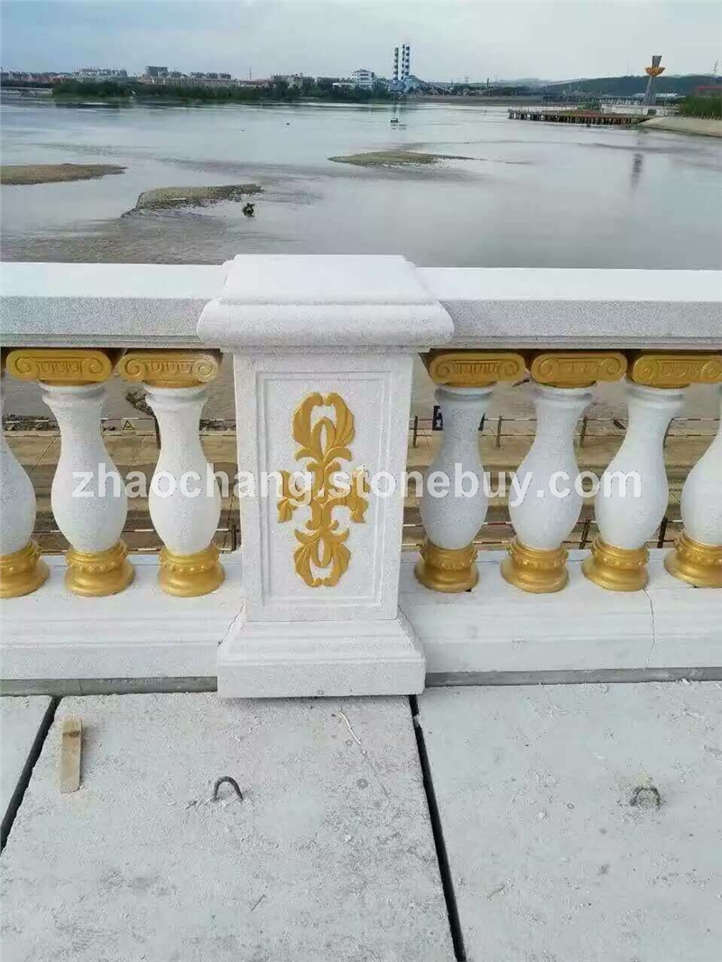 珍珠白栏杆    珍珠白石材