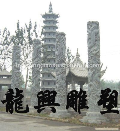 牌坊、凉亭、长廊、龙柱1