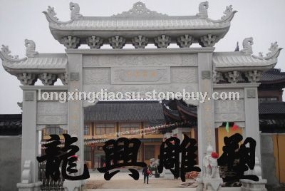 牌坊、涼亭、長(zhǎng)廊、龍柱5