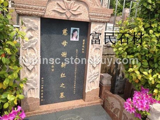 代代红石材墓碑石材矿源厂家