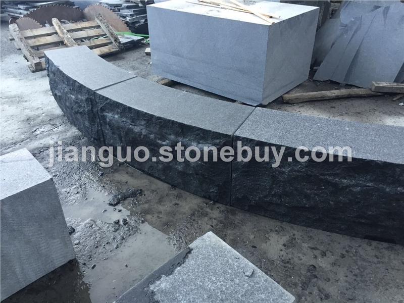 福鼎黑G684弧形路沿自然面十火燒面